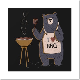 I Love BBQ Posters and Art